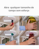 Abridor de Frascos e Garrafas sob o Armário com Antiderrapante