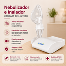 Nebulizador e Inalador COMPACT DC1 - G-TECH