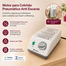 Colchão Pneumático Anti Escaras Com Motor para Acamados Hospitalar - 127V