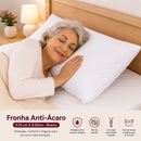 Fronha Anti-Ácaro  0,70 cm X 0,50cm - Branco
