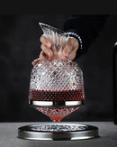 Copo Decantador Rotativo 360º de Vidro Cristal 1,5L Aerador e Dispensador de Vinho