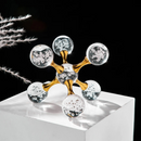 Decoração de Mesa Moderna com Bola de Cristal de Luxo