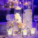 Discos de Velas Flutuantes Brancas