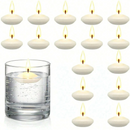 Discos de Velas Flutuantes Brancas