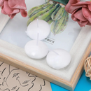Discos de Velas Flutuantes Brancas