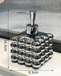 Dispensador de Sabão de Cerâmica para Banheiro e Lavabo
