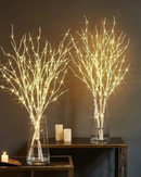 Galho Decorativo com Luzes LED Natal e Casamentos