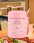 Lancheira Térmica Infantil em Aço Inox com Colher
