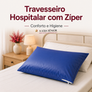Travesseiro Hospitalar com Zíper — Conforto e Higiene