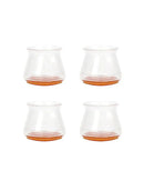Protetores de Silicone para Pés de Cadeira com Feltro 360º  Kit 4 ou 24 Peças