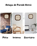Relógio de Parede Francês Retrô