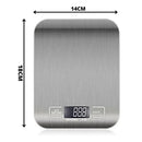 Balança Digital de Cozinha Inox alta precisão com Visor digital de ate 10Kg