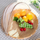 BambuFresh – Cesto de Bamboo com Cobertura de Tela Retrátil Protetor de Alimentos