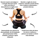Almofada Terapêutica para Cóccix Perfil Grande – Alívio de Dores e Conforto Ergonômico