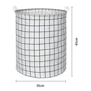Cesto Organizador de Roupa Dobrável em Tecido Resistente  Ideal para Casa Quarto e Lavanderia