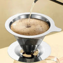 CoffeeMax – Filtro Coador de Café Reutilizável em Aço Inox - Entrega Grátis
