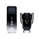 Combo de Perfumes Masculinos 212 VIP Black e Invictus Victory