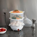 Cozedor Elétrico Rápido 3 Camadas Acabe com a Demora e Cozinhe Sem Trabalho