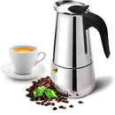 CremaLux – Cafeteira Italiana Premium em Aço Inox
