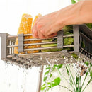 DrainFlex – Escorredor de Pia Ajustável em Inox para Cozinha