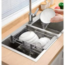DrainFlex – Escorredor de Pia Ajustável em Inox para Cozinha