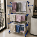 DryFlex -  Varal 3 Andares Reforçado Com Rodinhas Dobrável Portátil - Entrega Grátis