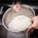 Escorredor de Arroz Inox Lava Alimentos Multiuso Frutas, Legumes e Saladas
