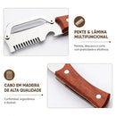 Fatiador 3 em 1 - Faca Multifuncional em Aço Inox para Descascar e Fatiar - Entrega Grátis