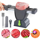 Fatiador Manual Multifuncional P/ Carnes Queijos e Vegetais em Aço Inox Ajustável