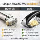 GarlicPress – Triture alho em segundos sem esforço e sem sujeira na cozinha