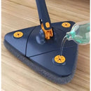 GiroClean - Mop de Limpeza Giratório Com Panos Microfibra Reutilizáveis - Entrega Grátis