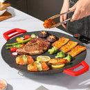 GrillMax - Grill Elétrico Antiaderente de Pedra Vulcânica Maifan Stone