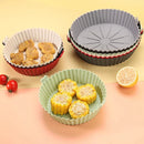 KIT 1/2/3 Formas de Silicone 17x17cm com Alça para Air Fryer, Forno e Cozinha