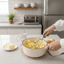 Kit 5 Peças Inox com Espremedor, Ralador 4 Faces e Amassador