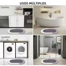 Kit Tapete de Banheiro Absorvente 1 ou 2 Peças Conforto, Segurança e Secagem Rápida
