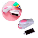 Mini Máquina Seladora de Plástico Lacre Fácil + Ímã de Geladeira