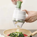 Processador Elétrico Portátil Triturador e Moedor de Alho, Frutas e Legumes