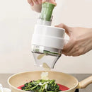 UltraMax 4 em 1 – Triturador Elétrico Sem Fio para Alho e Legumes, Rápido e Prático - Entrega Grátis